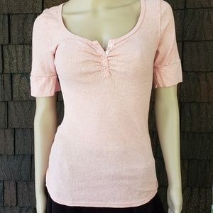 1/2 Sleeve Ribbed Old Navy Tee